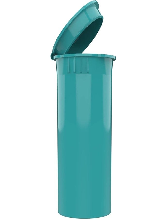 كومفرت أكسيس زجاجات حبوب فارغة محكمة الإغلاق متعددة الاستخدامات بأغطية مفصلية، منظم زجاجات بلاستيكية سعة 13 درام للمكملات الغذائية والفيتامينات والأدوية، عبوة من 12 زجاجة (أزرق مائي معتم) - Image 5